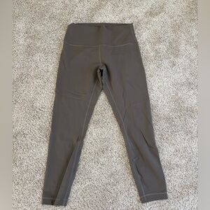 Lululemon Wunder Train Leggings - light brown, 10